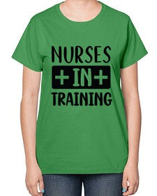 Nurses in training 1244# - nurse-  Ladies T-Shirt
