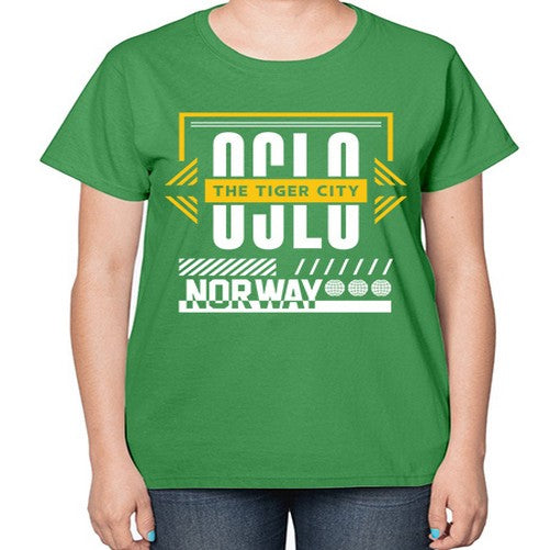 Oslo 1553# - cities-  Ladies T-Shirt