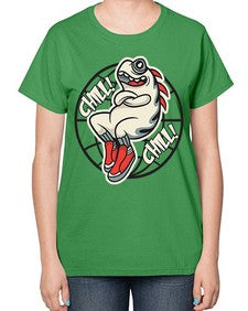 Pay the chills 201# - cartoon general-  Ladies T-Shirt