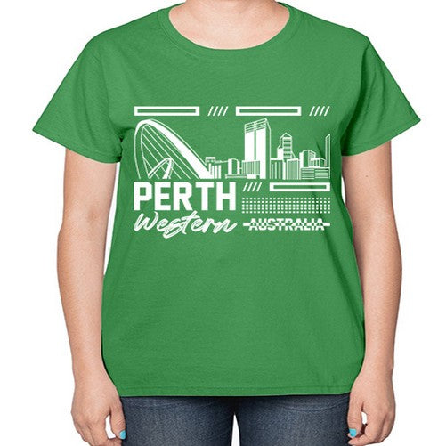 Perth 1597# - cities-  Ladies T-Shirt