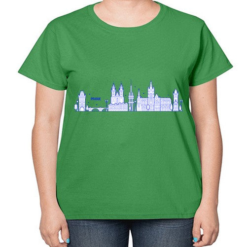 Prague 1690# - cities-  Ladies T-Shirt