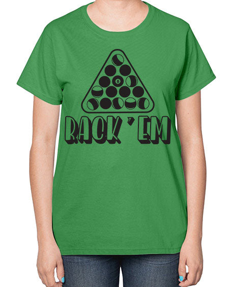 Rack em 558# - billards-  Ladies T-Shirt