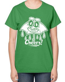 Rainy cheers 205# - cartoon general-  Ladies T-Shirt