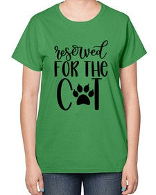 Reserved For The Cat Style 104# - cats-  Ladies T-Shirt