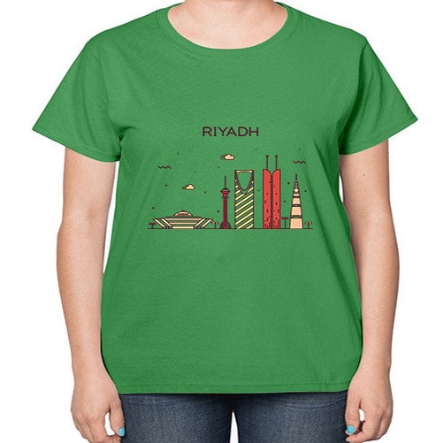 Riyadh 1742# - cities-  Ladies T-Shirt