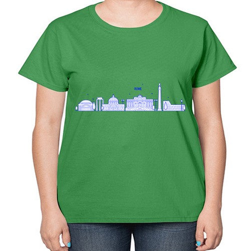 Rome 1751# - cities-  Ladies T-Shirt