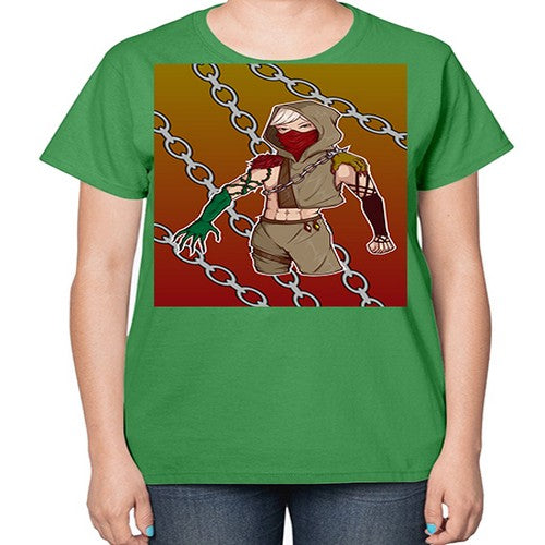 Rose and demon 75# - anime-  Ladies T-Shirt