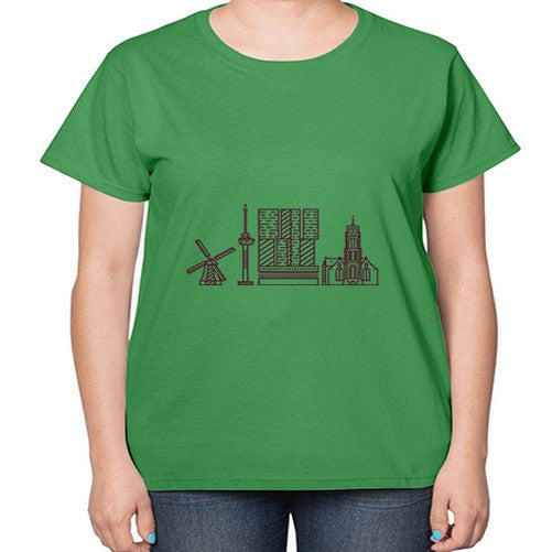Rotterdam 1753# - cities-  Ladies T-Shirt