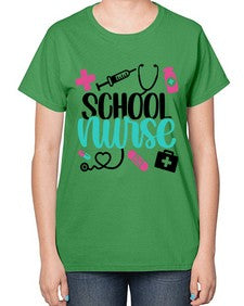 School Nurse Style Style 1378# - nurse-  Ladies T-Shirt