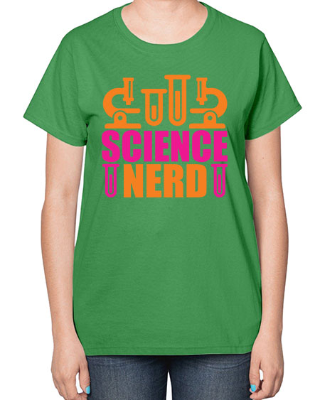 Science Nerd 59# - general science-  Ladies T-Shirt