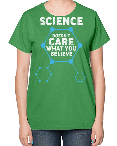 ScienceDoesntCareWhatYouScientistSkinite Scientist Skinite 51# - general science-  Ladies T-Shirt