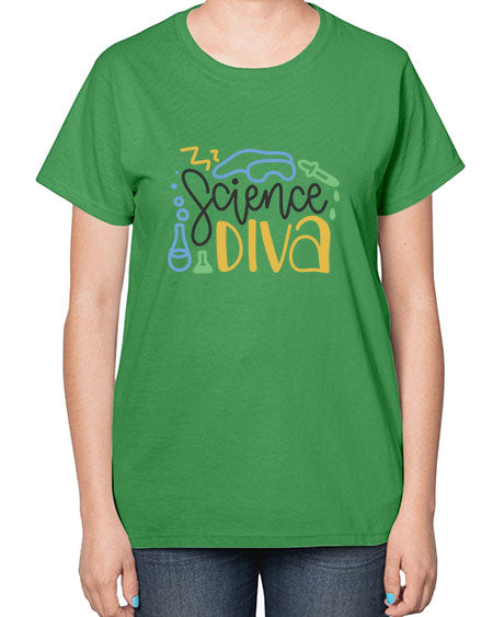 Sciencediva 43# - general science-  Ladies T-Shirt