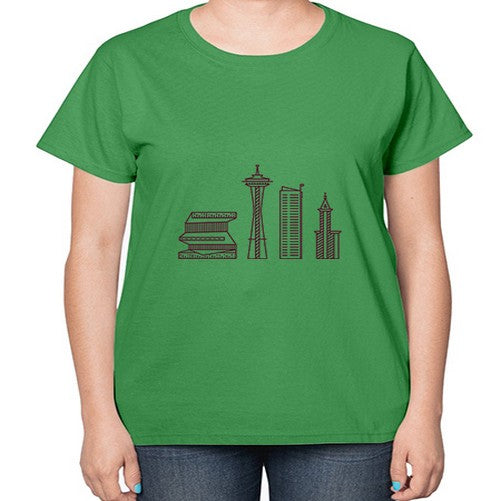 Seattle 1808# - cities-  Ladies T-Shirt