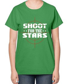 Shoot For The Stars1391# - nurse-  Ladies T-Shirt