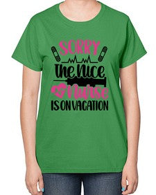 Sorry The Nice Nurse Style Style 1422# - nurse-  Ladies T-Shirt