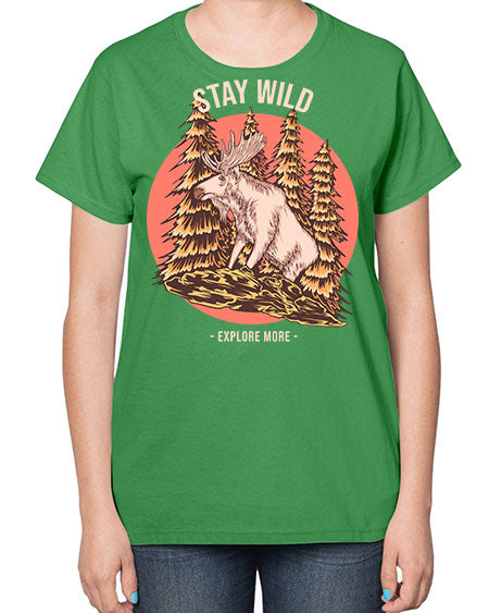 Stay Wild 16# - nature-  Ladies T-Shirt