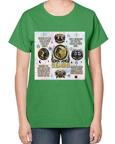 Straight Gemini 472# - gemini-  Ladies T-Shirt