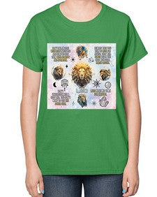 Straight Leo 473# - leo-  Ladies T-Shirt