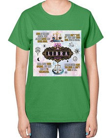 Straight Libra 474# - libra-  Ladies T-Shirt