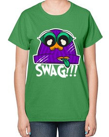 Swag beanie 247# - cartoon general-  Ladies T-Shirt