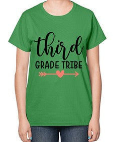 Third Grade Tribe 979# - third grade-  Ladies T-Shirt