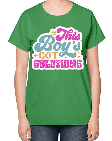 This boys got solutions 19# - general science-  Ladies T-Shirt