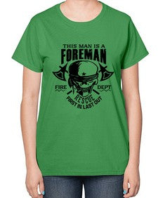 This man is 1166# - skull and bones-  Ladies T-Shirt