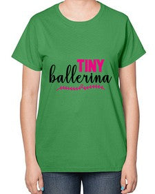 Tiny ballerina 202# - ballet-  Ladies T-Shirt