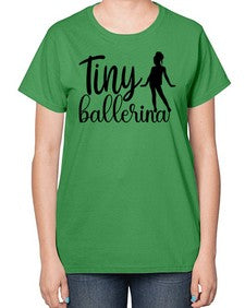 Tiny ballerina 205# - ballet-  Ladies T-Shirt