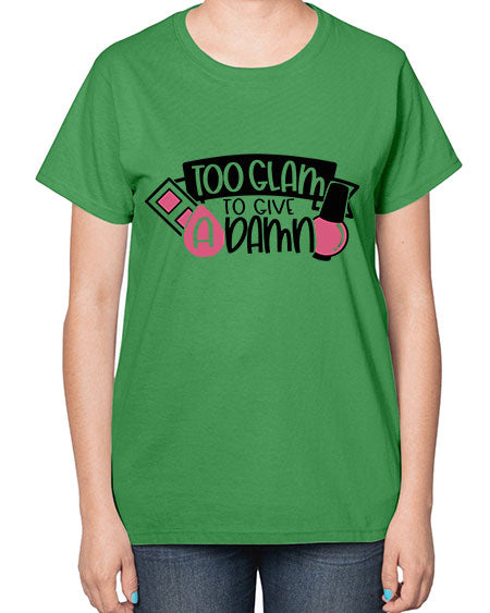 Too Glam To Give A Damn Style 10# -makeup  Ladies T-Shirt