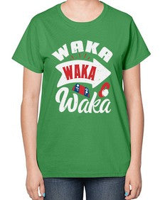 Waka Waka Waka 50# - video games-  Ladies T-Shirt