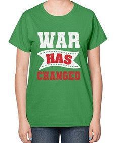 War has changed 52# - video games-  Ladies T-Shirt