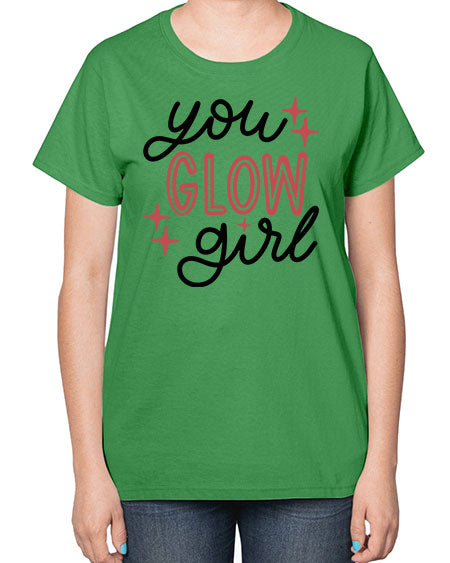 You Glow Girl Style 5# -makeup  Ladies T-Shirt