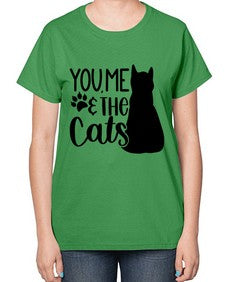 You Me The Cat Style 110# - cats-  Ladies T-Shirt