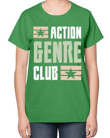 action genre club 59# - video games-  Ladies T-Shirt
