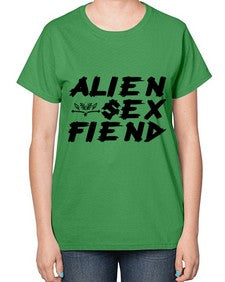 alien sex fiend 55# - ufo-  Ladies T-Shirt