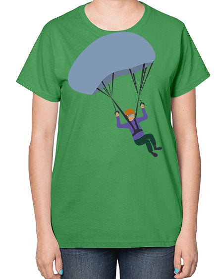 all in one 06# - parachute-  Ladies T-Shirt