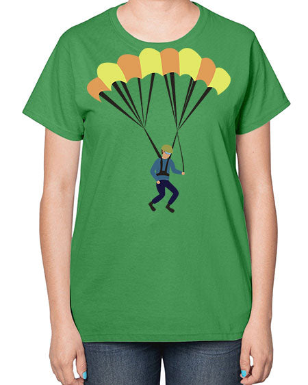 all in one 08# - parachute-  Ladies T-Shirt