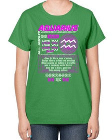 aquarius 86# - aquarius-  Ladies T-Shirt