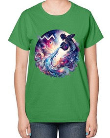 aquarius 89# - aquarius-  Ladies T-Shirt