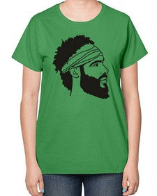 beardman 48# - black boys or men-  Ladies T-Shirt