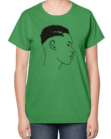 beardman 49# - black boys or men-  Ladies T-Shirt