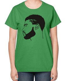 beardman 52# - black boys or men-  Ladies T-Shirt