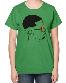 beardman 57# - black boys or men-  Ladies T-Shirt