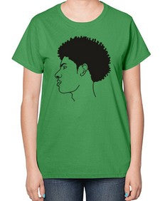 beardman 58# - black boys or men-  Ladies T-Shirt