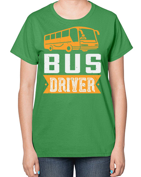 bus driver Style 641# - Bus Driver-  Ladies T-Shirt