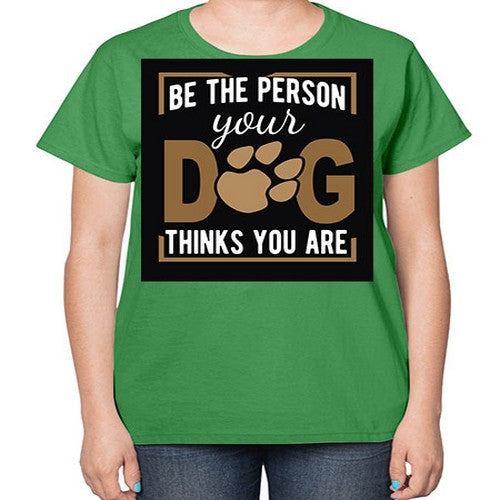 dog with backround png 94# - dogs-  Ladies T-Shirt
