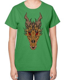 dragon 179# - dragon-  Ladies T-Shirt