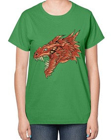 dragon 184# - dragon-  Ladies T-Shirt