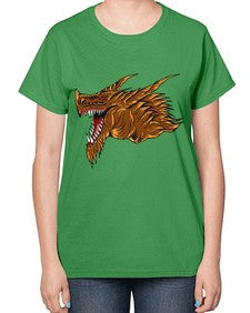 dragon 187# - dragon-  Ladies T-Shirt